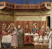 GIOTTO di Bondone Marriage at Cana France oil painting artist